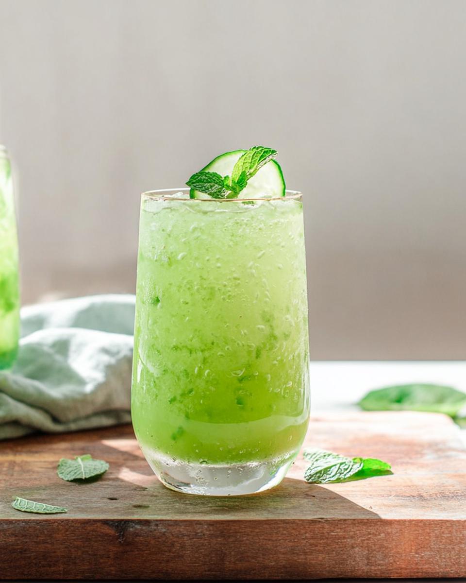 Frozen Cucumber Mojito Perfect 10-Minute Mocktail 3 Frozen Cucumber Mojito - detail 1