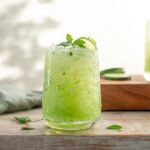 Frozen Cucumber Mojito Perfect 10-Minute Mocktail 4 Frozen Cucumber Mojito