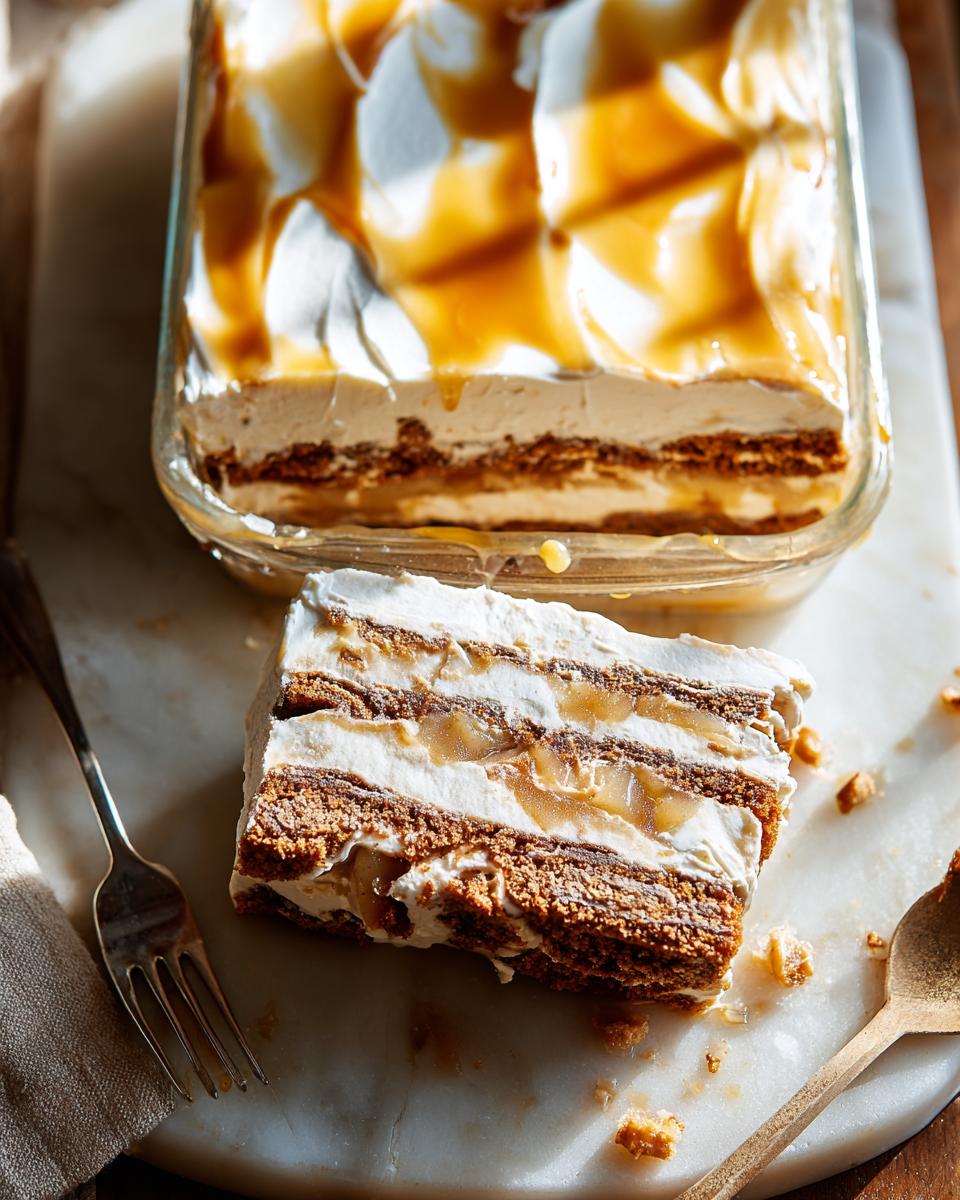 Effortless 6-Hour Gingersnap Apple Icebox Cake 3 Gingersnap Apple Icebox Cake - detail 1