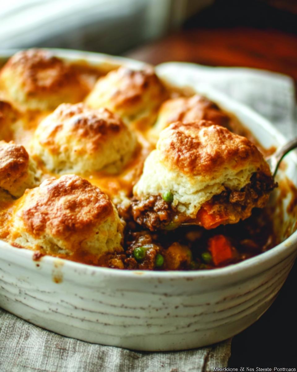 Ground Beef Pot Pie Recipe with Biscuits in 45 Minutes 3 Ground Beef Pot Pie Recipe with Biscuits - detail 1