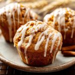 Healthy Pumpkin Muffins with Spiced Glaze 4 Healthy Pumpkin Muffins with Spiced Maple Glaze