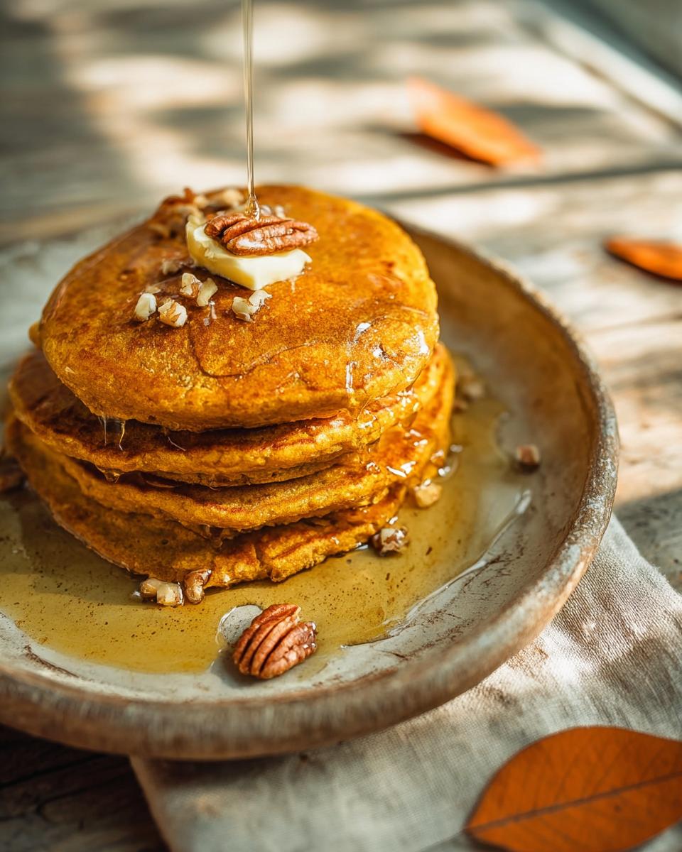 Fluffy 10g Protein Healthy Pumpkin Protein Pancakes 3 Healthy Pumpkin Protein Pancakes - detail 1