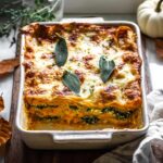 Easy 9-Ingredient Healthy Pumpkin Spinach Lasagna 4 Healthy Pumpkin Spinach Lasagna