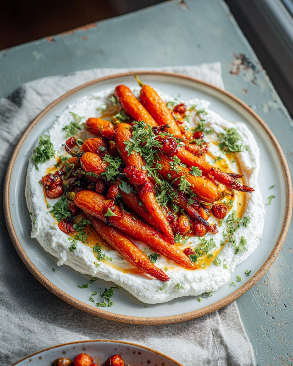 Irresistible 10-Minute Honey Harissa Carrots With Whipped Feta 3 Honey Harissa Carrots With Whipped Feta - detail 1