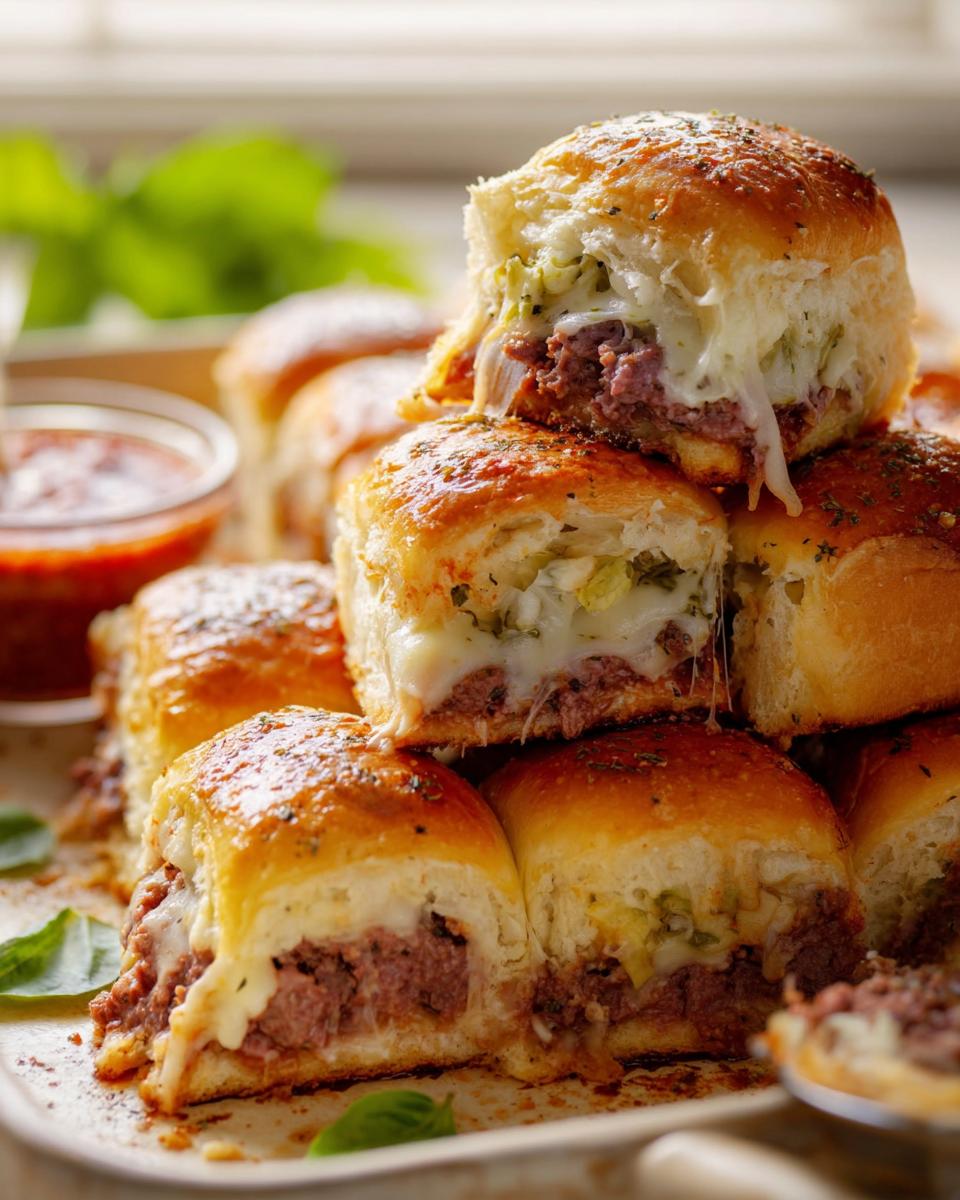 Italian Meat Sliders Recipe - detail 1
