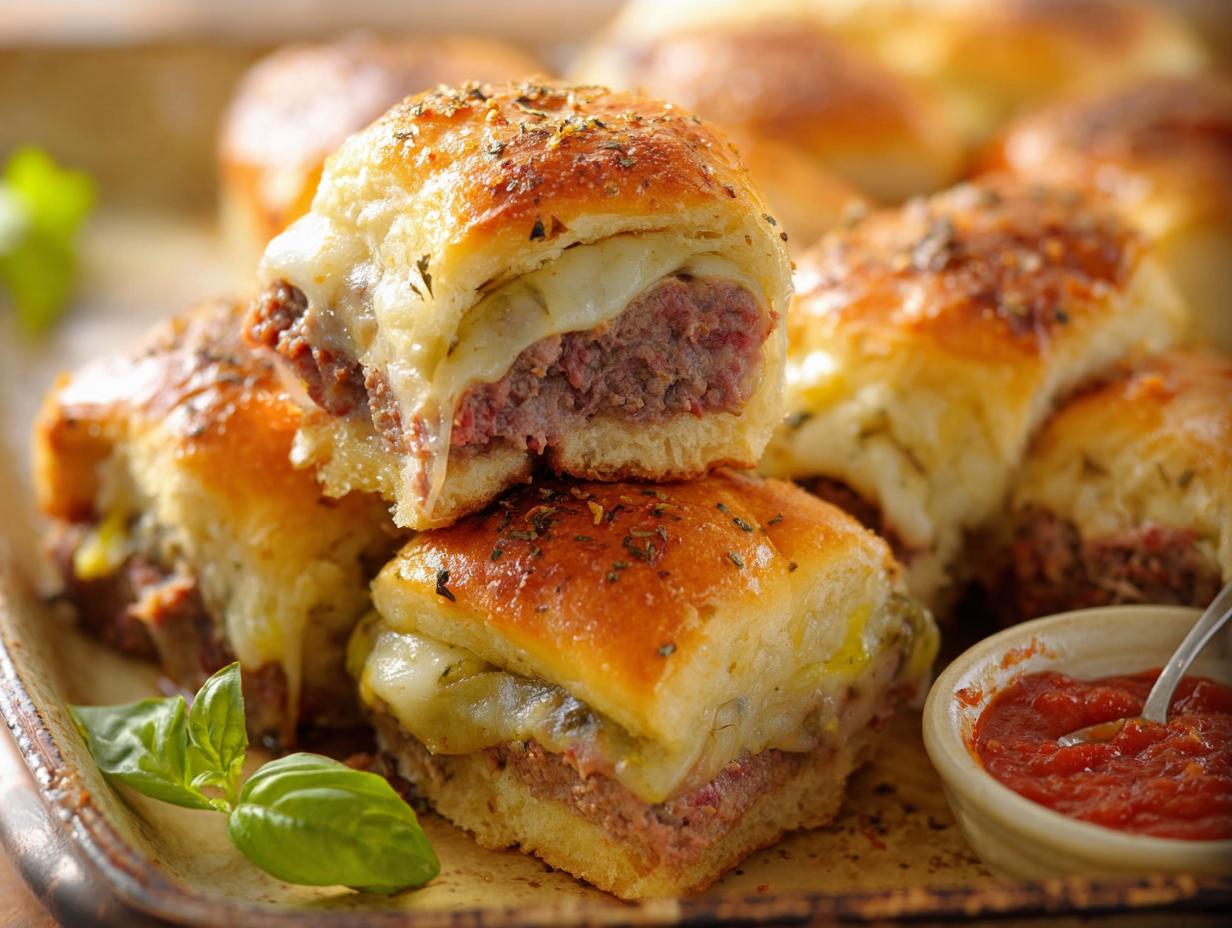 Home 12 Italian Meat Sliders Recipe