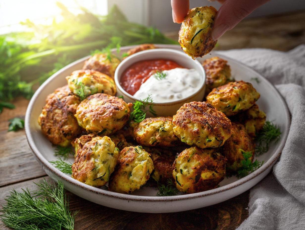 Italian-inspired Zucchini Garlic Bites