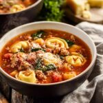 Italian sausage tortellini soup: 35-Min Perfect Comfort 4 Italian sausage tortellini soup