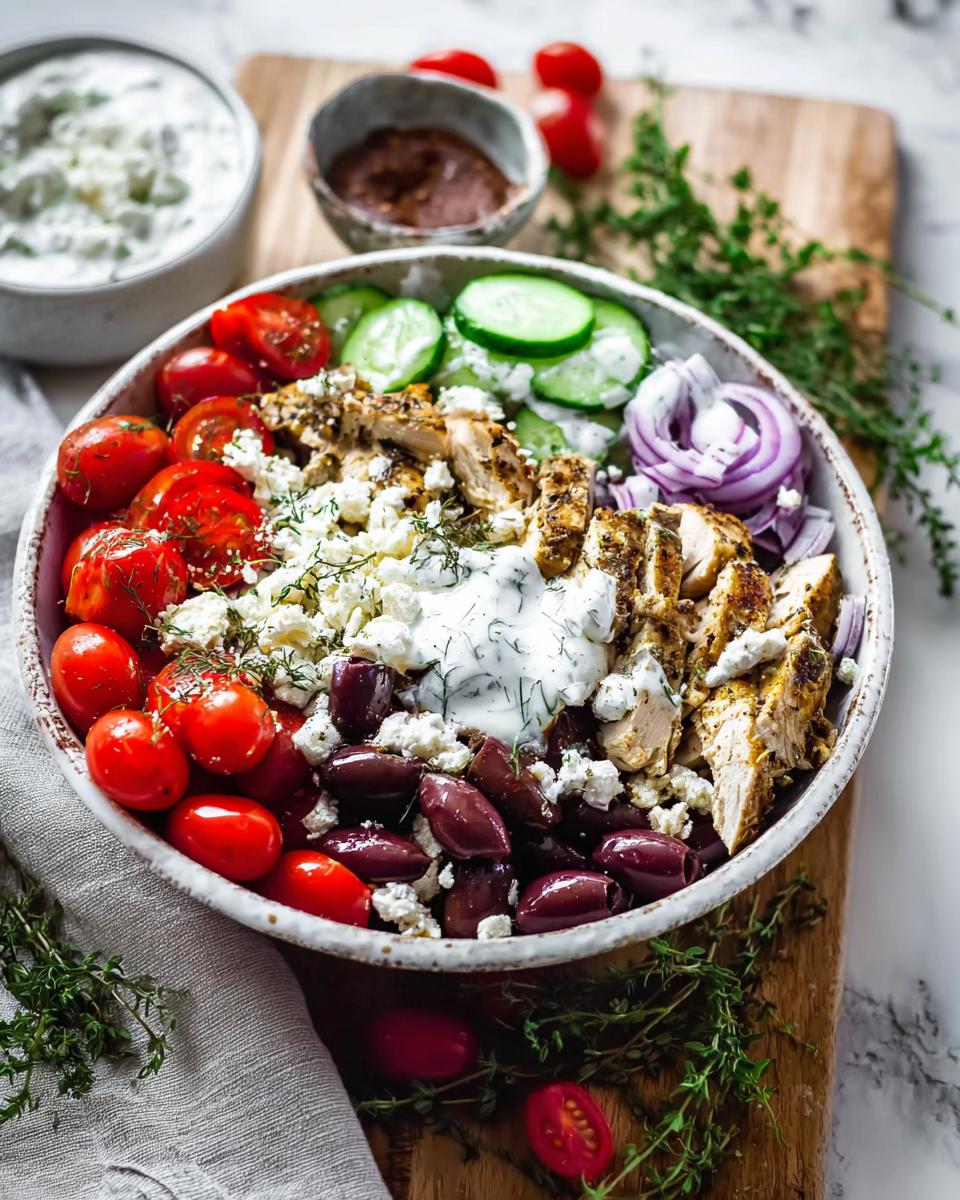 Low Carb Greek Chicken Bowls in 30 Minutes 3 Low Carb Greek Chicken Bowls - detail 1