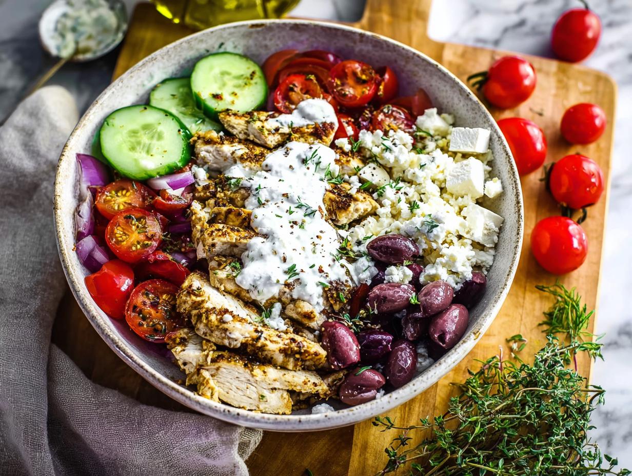 Home 12 Low Carb Greek Chicken Bowls