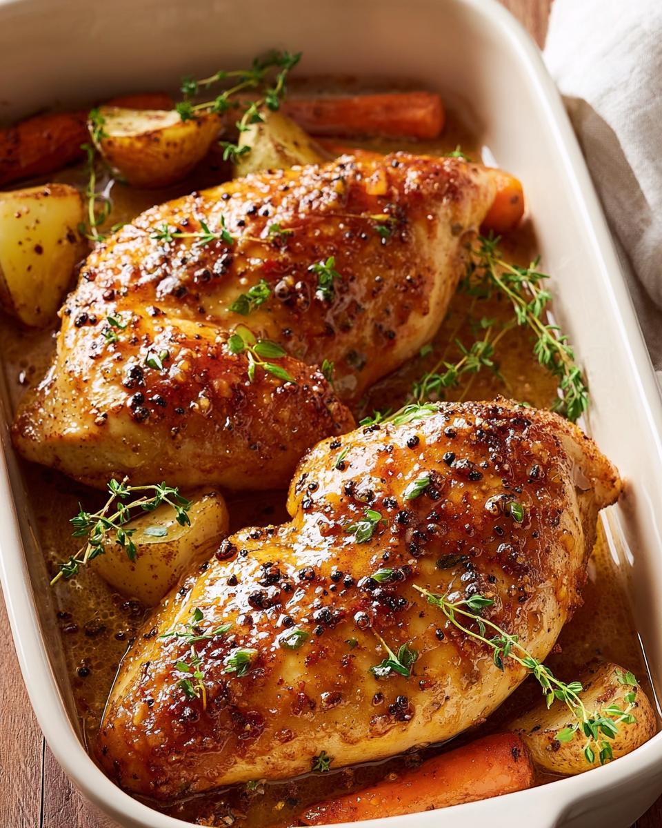 Maple-Mustard Glazed Chicken - detail 1