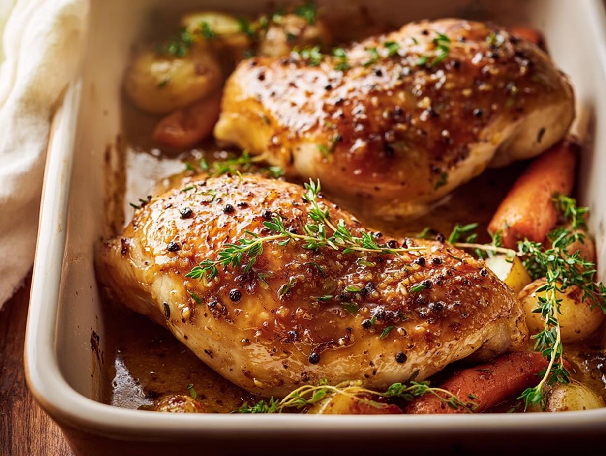 Home 14 Maple-Mustard Glazed Chicken