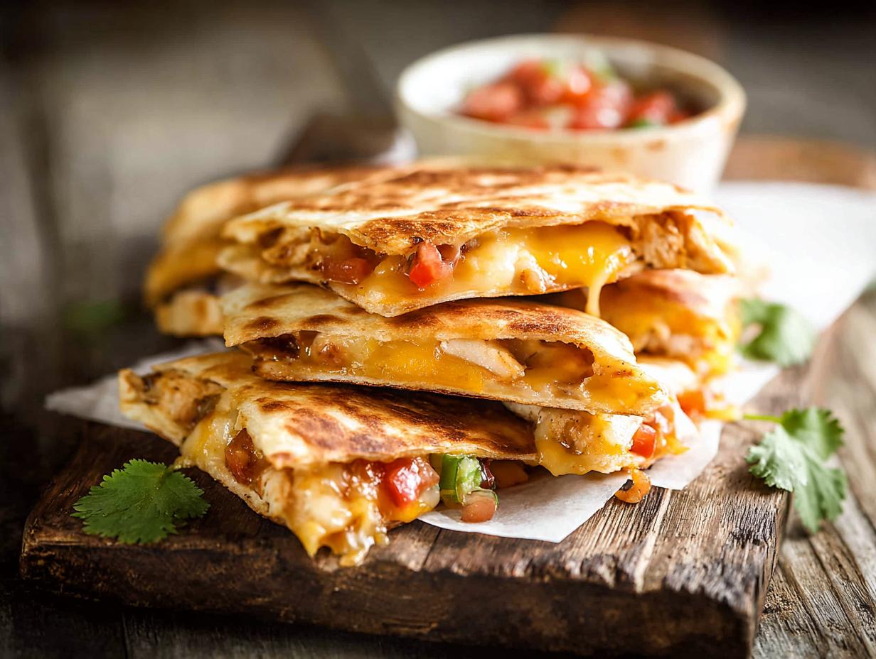Mini Chicken Quesadillas