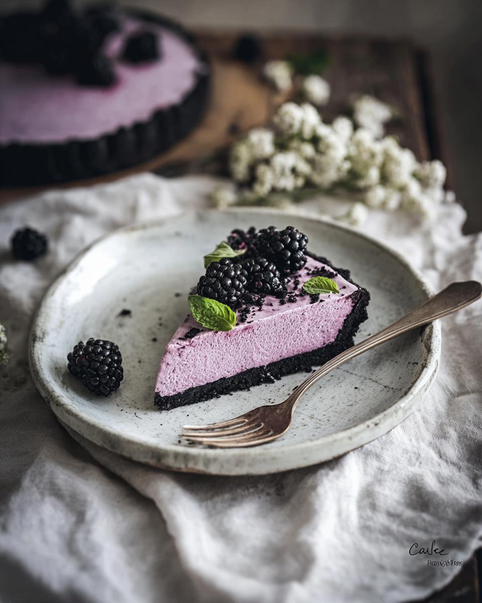 No-Bake Blackberry Oreo Tart The Perfect 4-Hour Dessert 3 No-Bake Blackberry Oreo Tart - detail 1