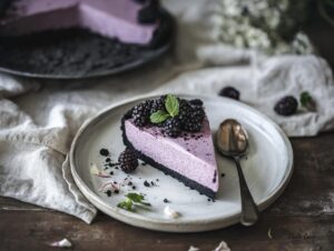No-Bake Blackberry Oreo Tart