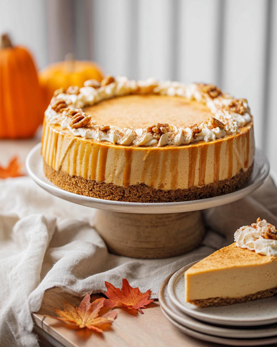 Creamy 8-Hour No-Bake Pumpkin Cheesecake 3 No-Bake Pumpkin Cheesecake - detail 1