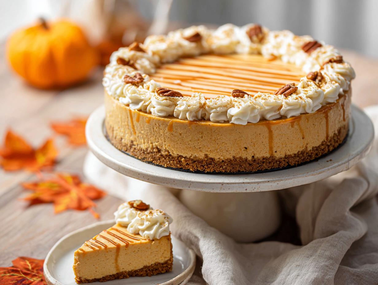 No-Bake Pumpkin Cheesecake
