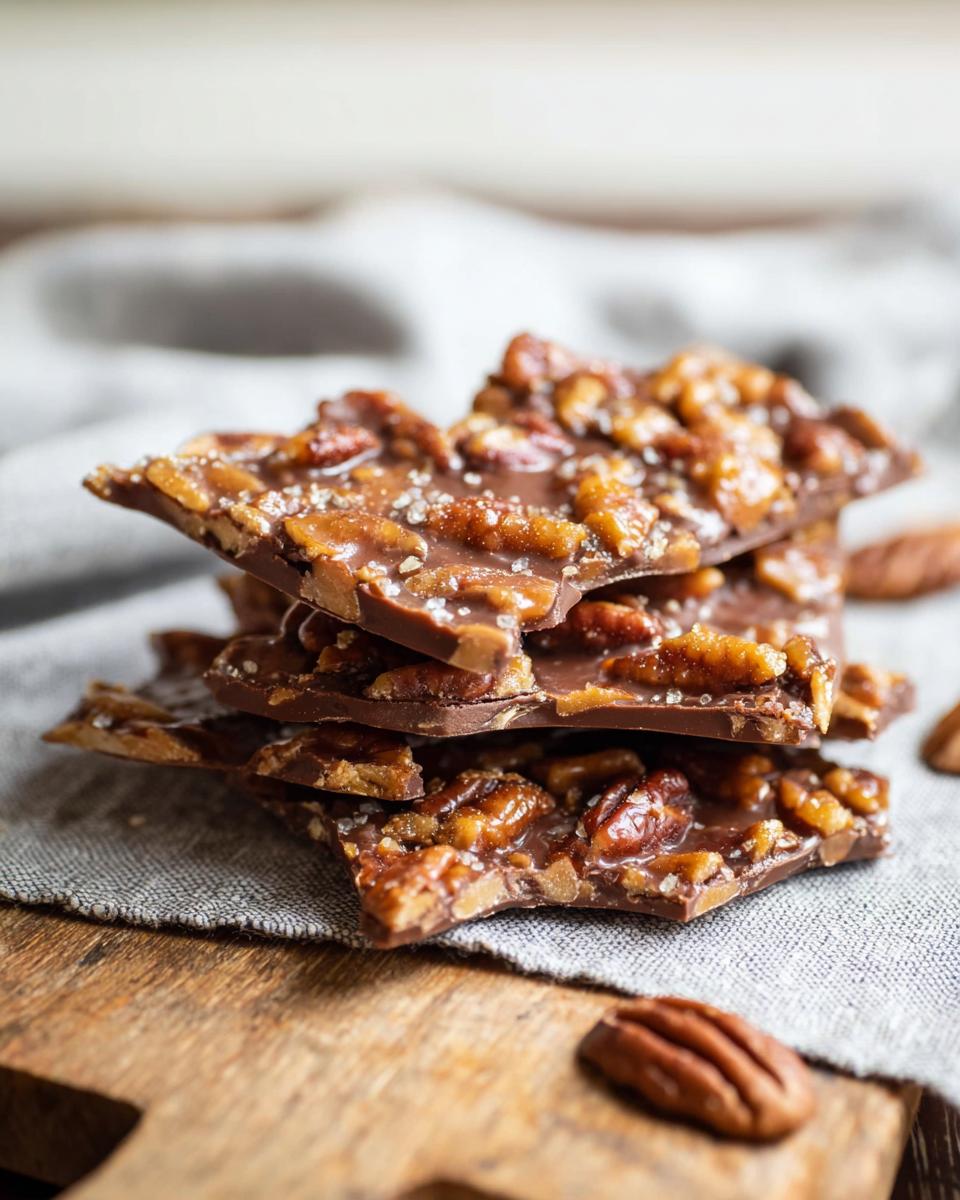 Pecan Pie Bark: 5-Ingredient Irresistible Treat 3 Pecan Pie Bark - detail 1