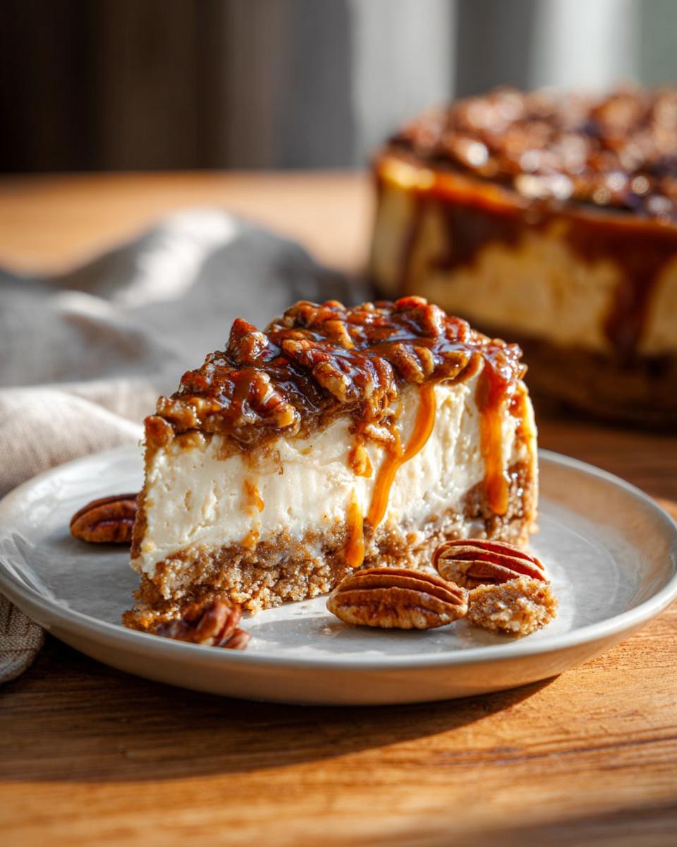 3 Ways Pecan Pie Cheesecake Improves Dessert 3 Pecan Pie Cheesecake - detail 1