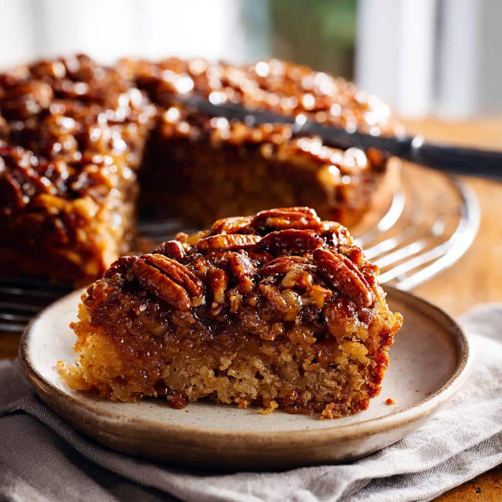 Try This Pecan Upside-Down Cake Once 3 Pecan Upside-Down Cake - detail 1