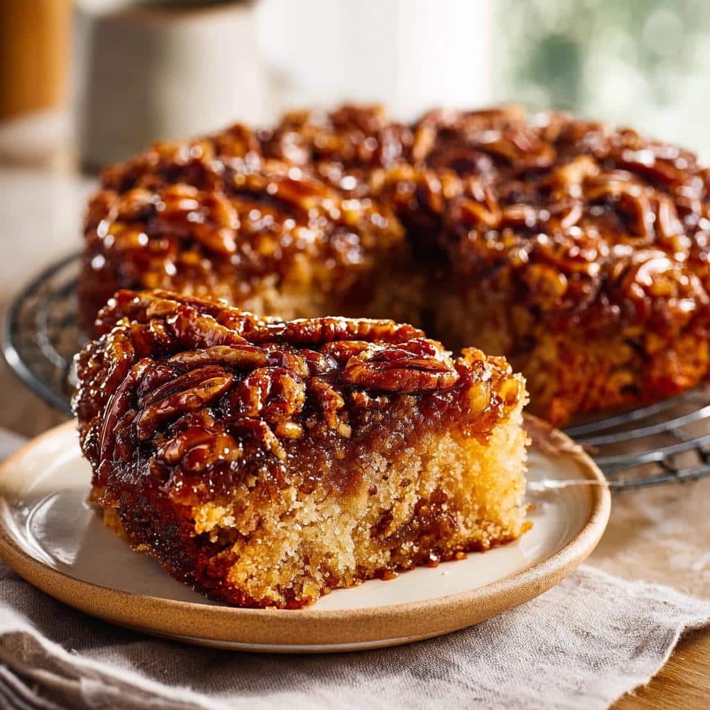 Pecan Upside-Down Cake