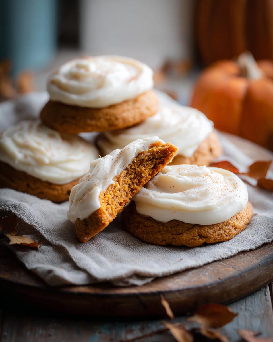 Pillowy Pumpkin Cookies with Cream Cheese Frosting: 3 Best 3 Pillowy Pumpkin Cookies with Cream Cheese Frosting - detail 1