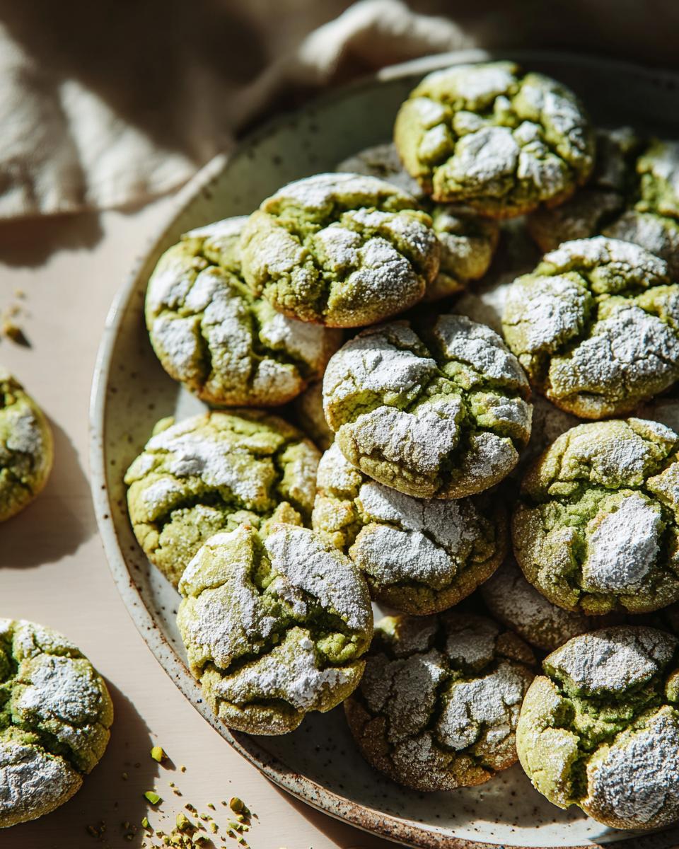 5 Perfect Pistachio Crinkle Cookies Tips 3 Pistachio Crinkle Cookies - detail 1