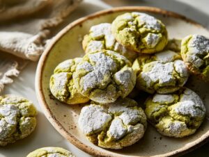 Home 4 Pistachio Crinkle Cookies