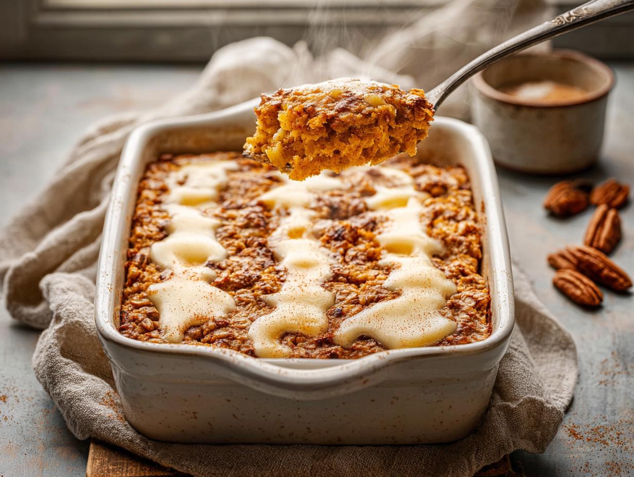 Pumpkin Apple Baked Oatmeal