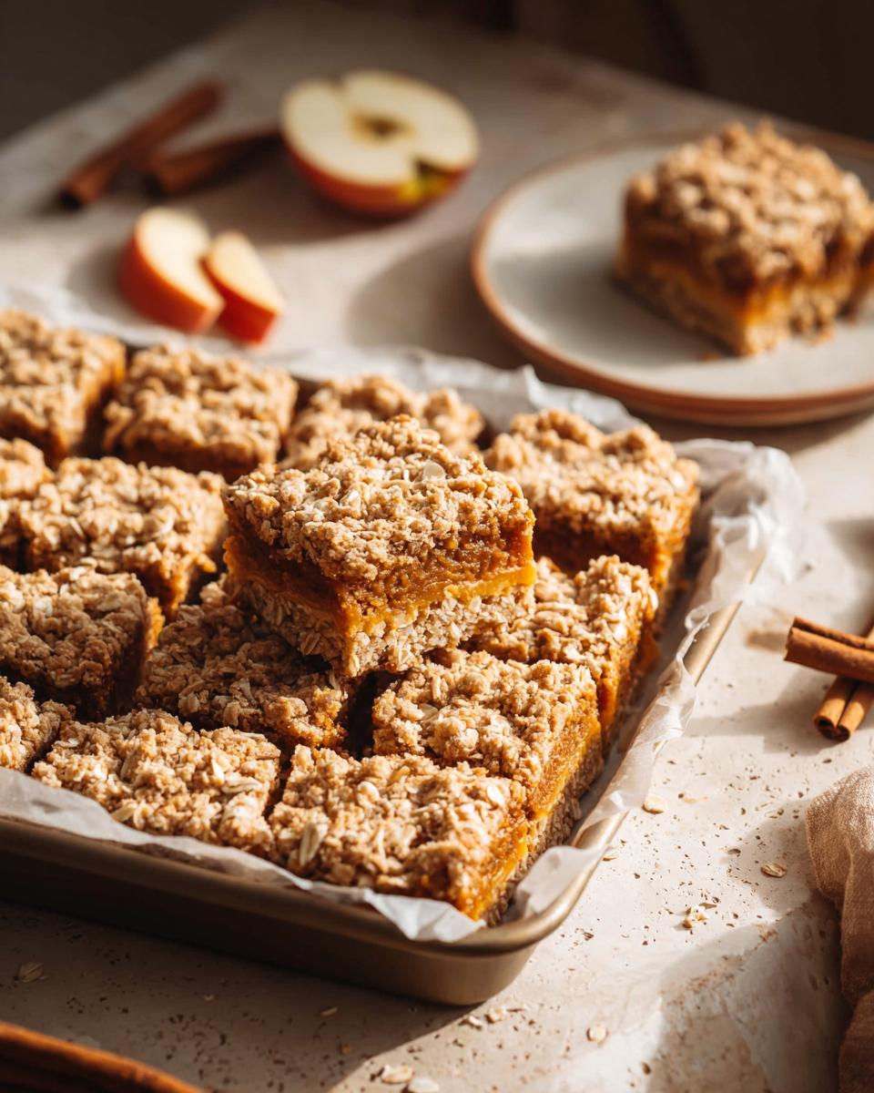 Irresistible 10-Minute Pumpkin Apple Oat Bars 3 Pumpkin Apple Oat Bars - detail 1