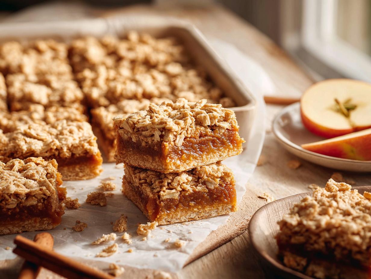 Home 15 Pumpkin Apple Oat Bars
