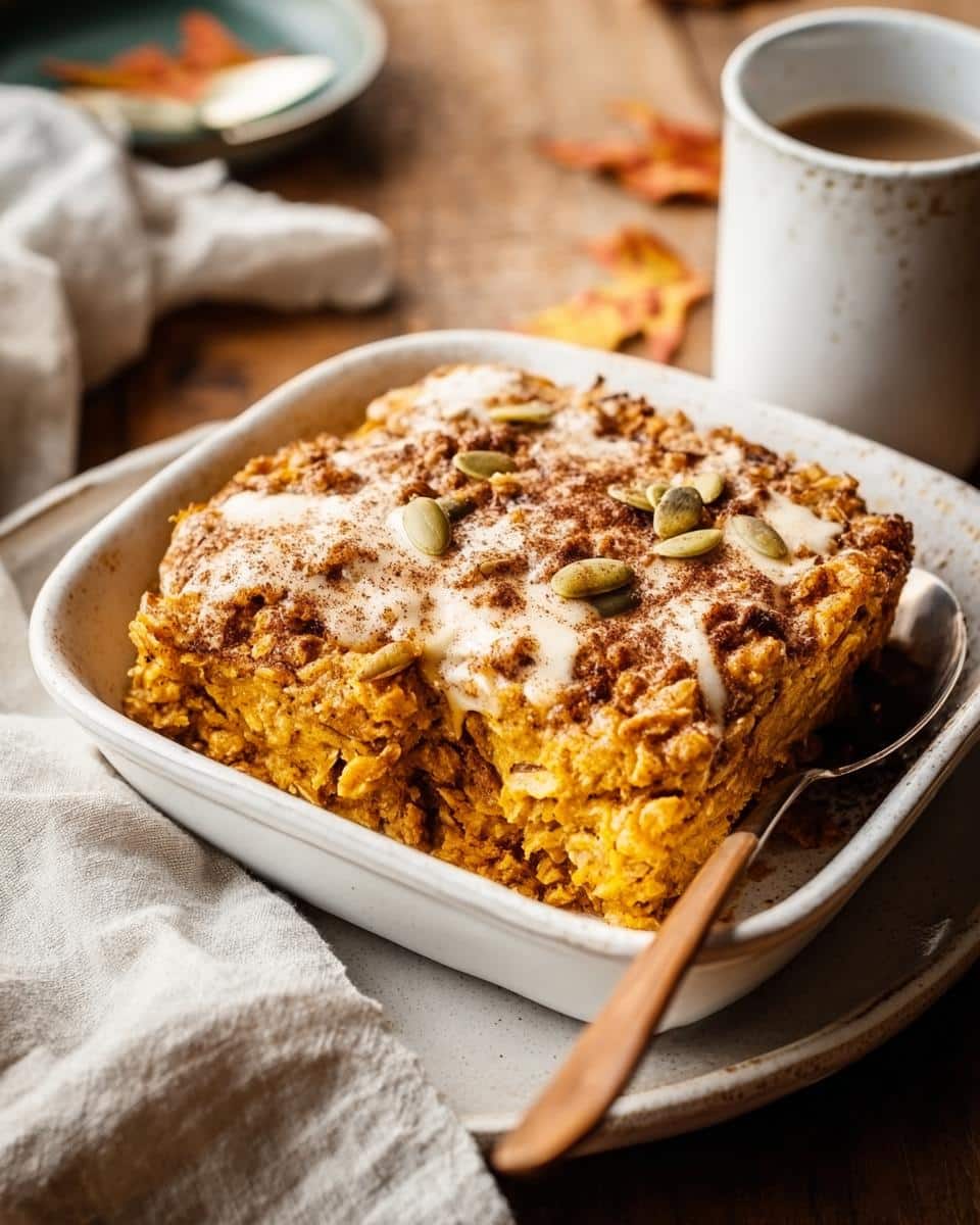 Pumpkin Baked Oatmeal - detail 1