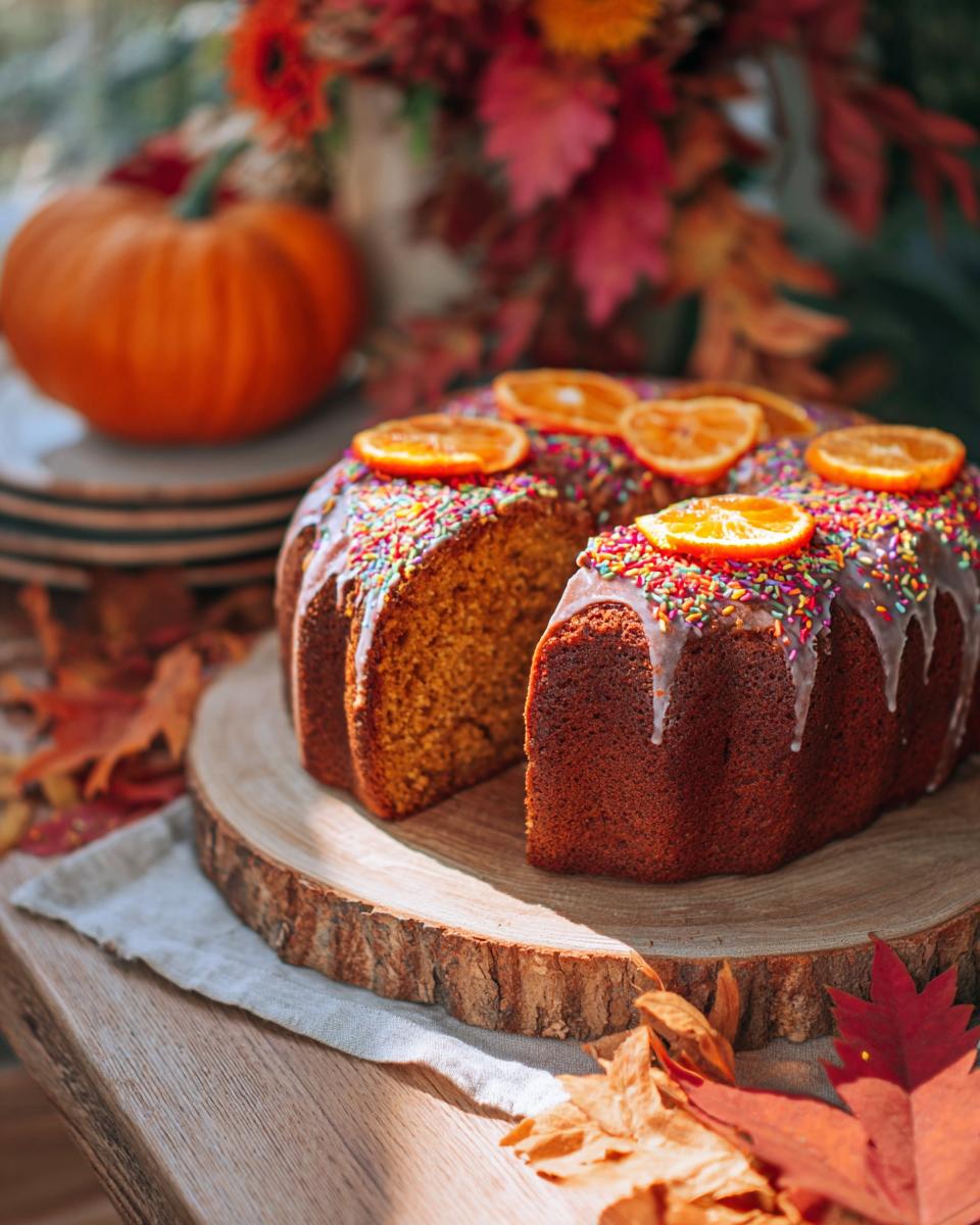 Pumpkin Birthday Cake Bread in 1 Bowl 3 Pumpkin Birthday Cake Bread - detail 1