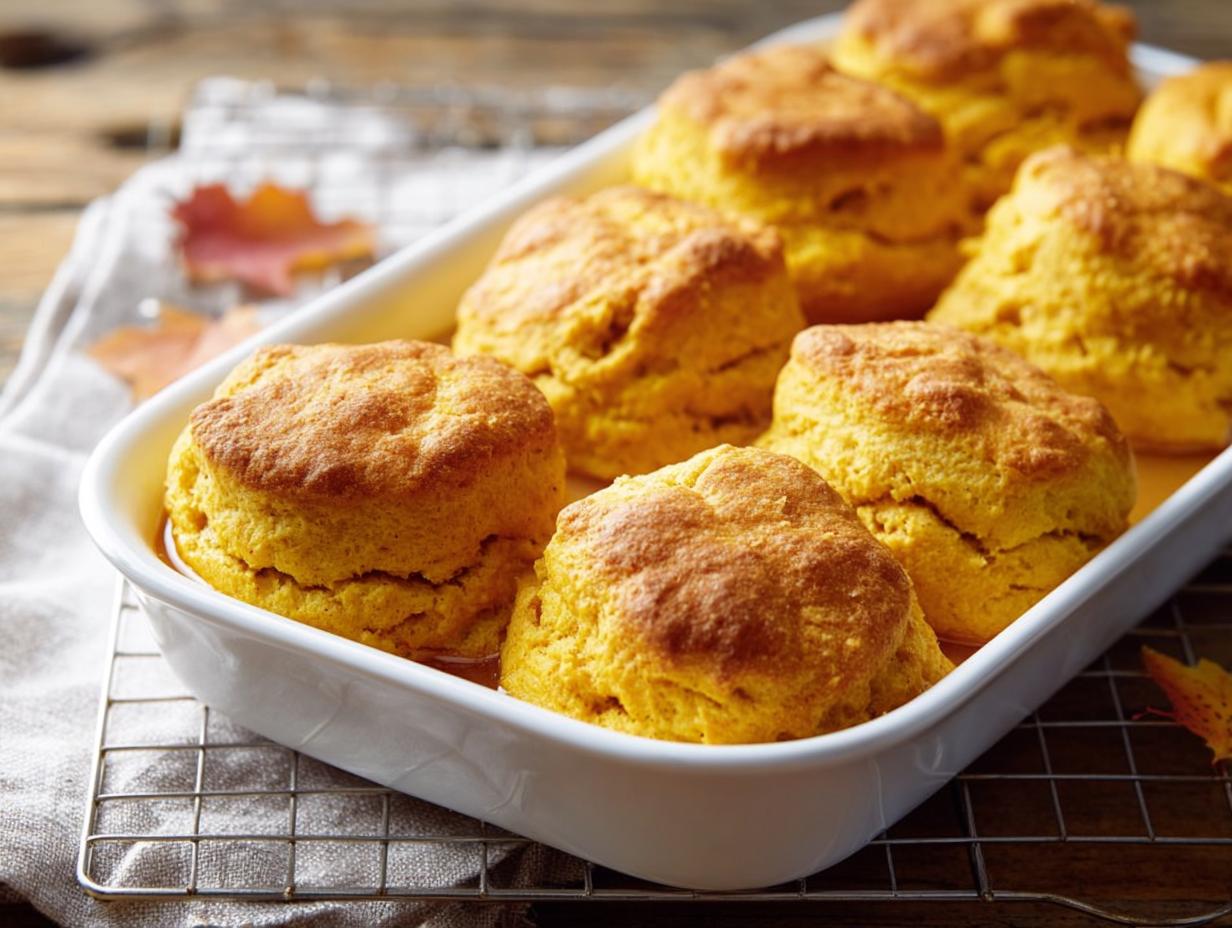 Pumpkin Biscuit Bake