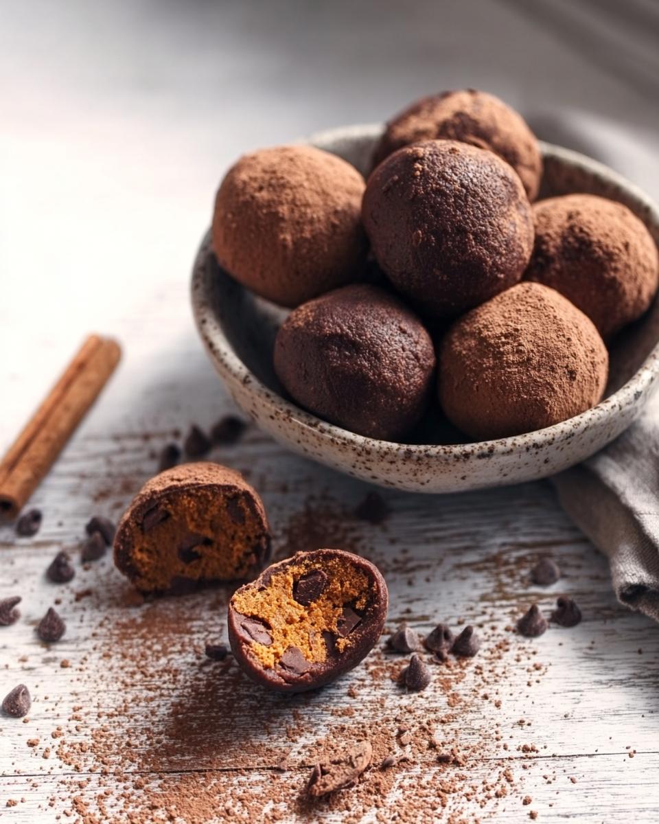 Fudgy 15-min Pumpkin Brownie Cookie Balls 3 Pumpkin Brownie Cookie Balls - detail 1