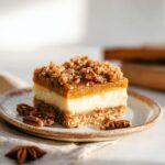 Pumpkin Cheesecake Bars with Streusel Topping