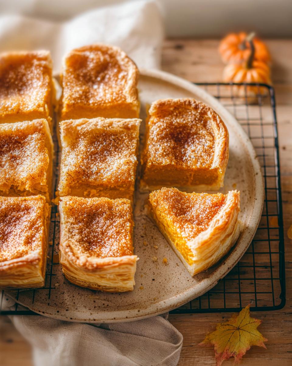 Pumpkin Cheesecake Upside-Down Puff Pastry: 1 Perfect Dessert 3 Pumpkin Cheesecake Upside-Down Puff Pastry - detail 1