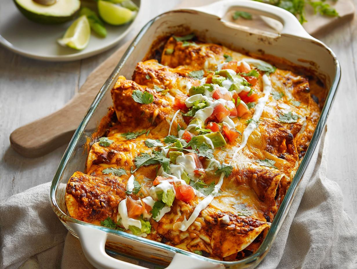 Pumpkin Enchiladas with Avocado Crema