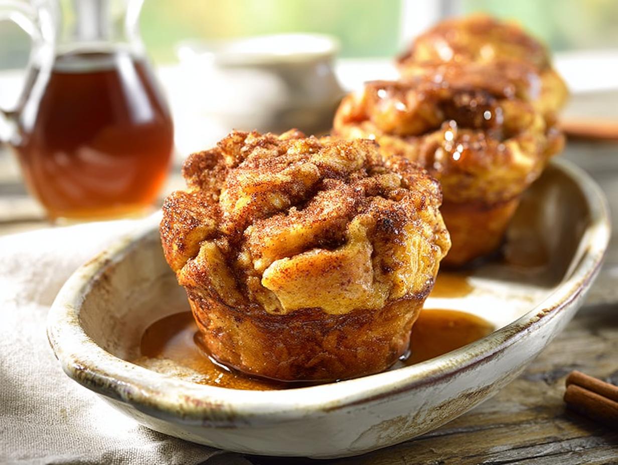 Pumpkin French Toast Muffin Cups