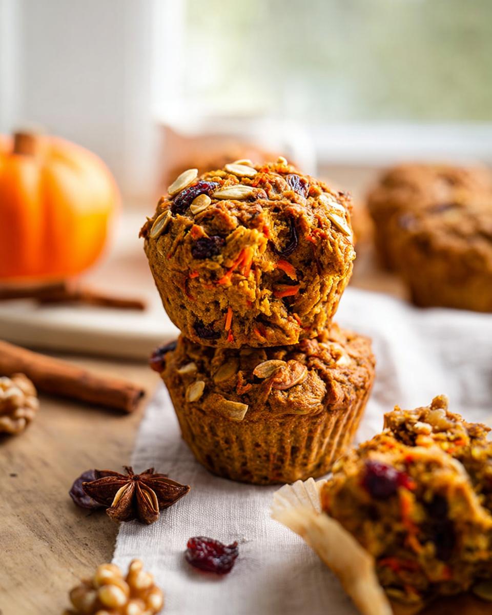Pumpkin Morning Glory Muffins - detail 1
