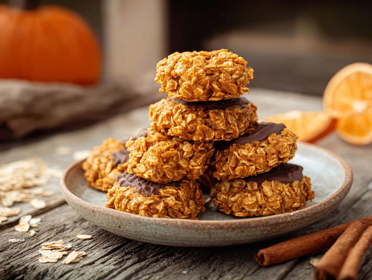 Pumpkin No-Bake Cookies