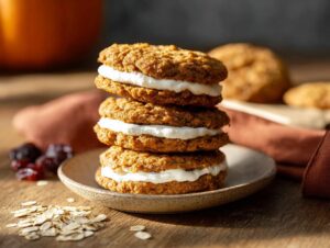 Pumpkin Oatmeal Cream Pies