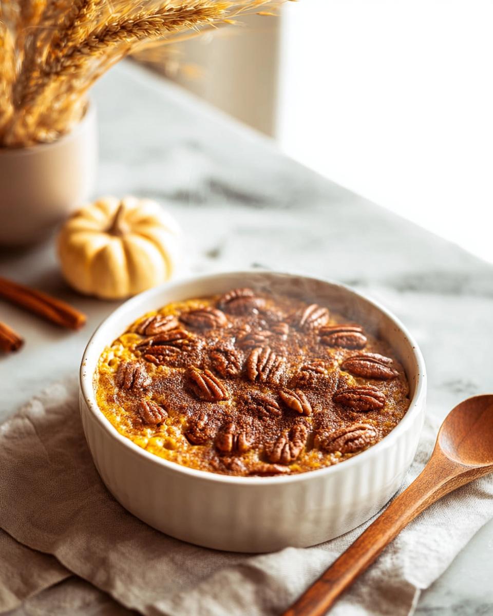 Pumpkin Pie Baked Oatmeal - detail 1