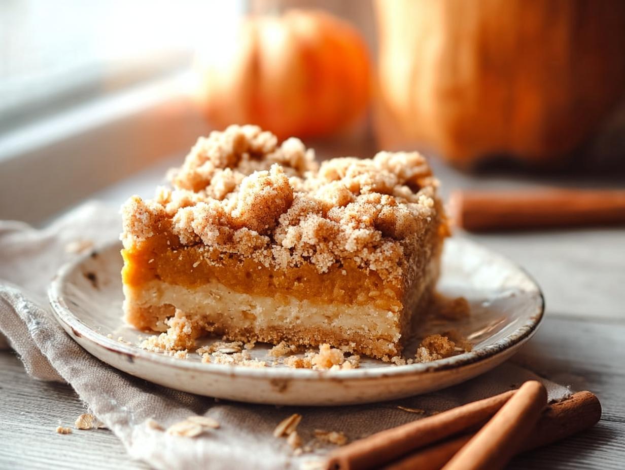 Home 16 Pumpkin Pie Crumble Bars