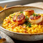 Creamy Pumpkin Risotto with Scallops in 30 Minutes 4 Pumpkin Risotto with Scallops