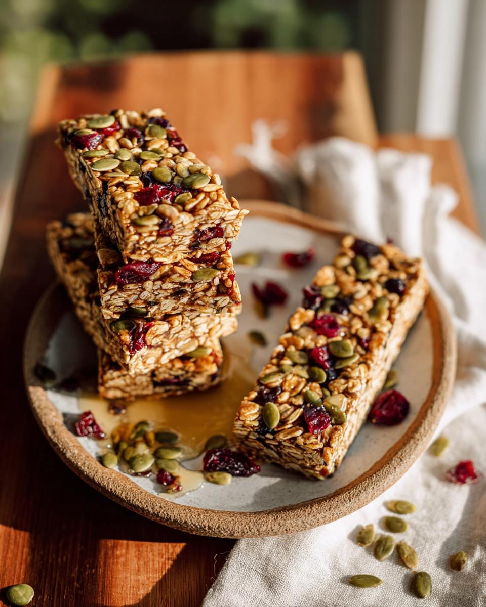 Pumpkin Seed Granola Bars - detail 1