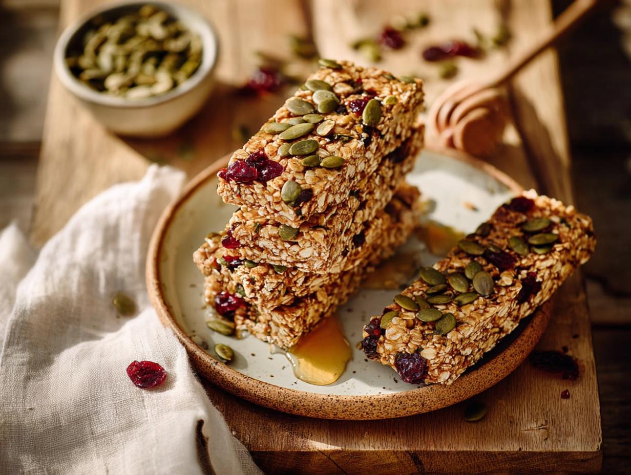 Pumpkin Seed Granola Bars
