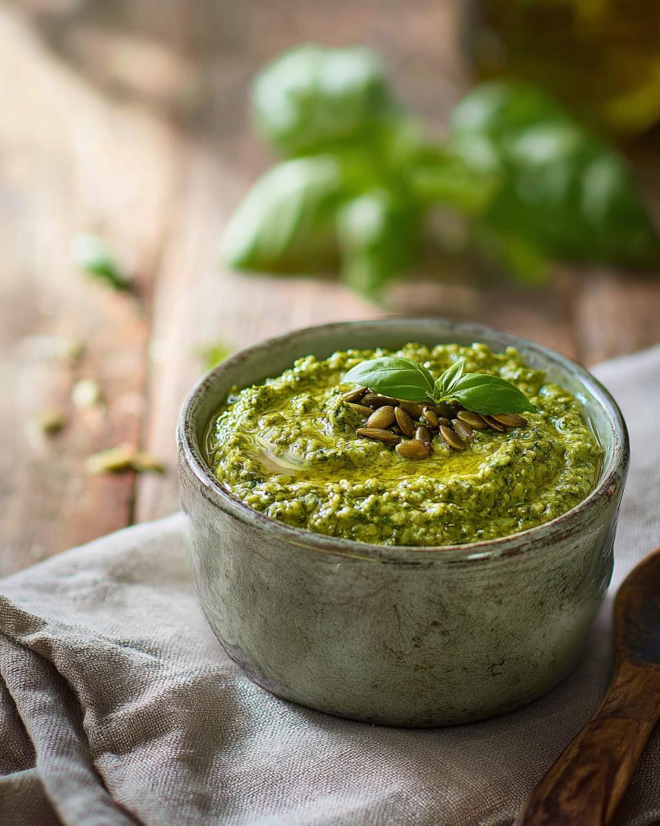 13-Minute Creamy Pumpkin Seed Pesto 3 Pumpkin Seed Pesto - detail 1