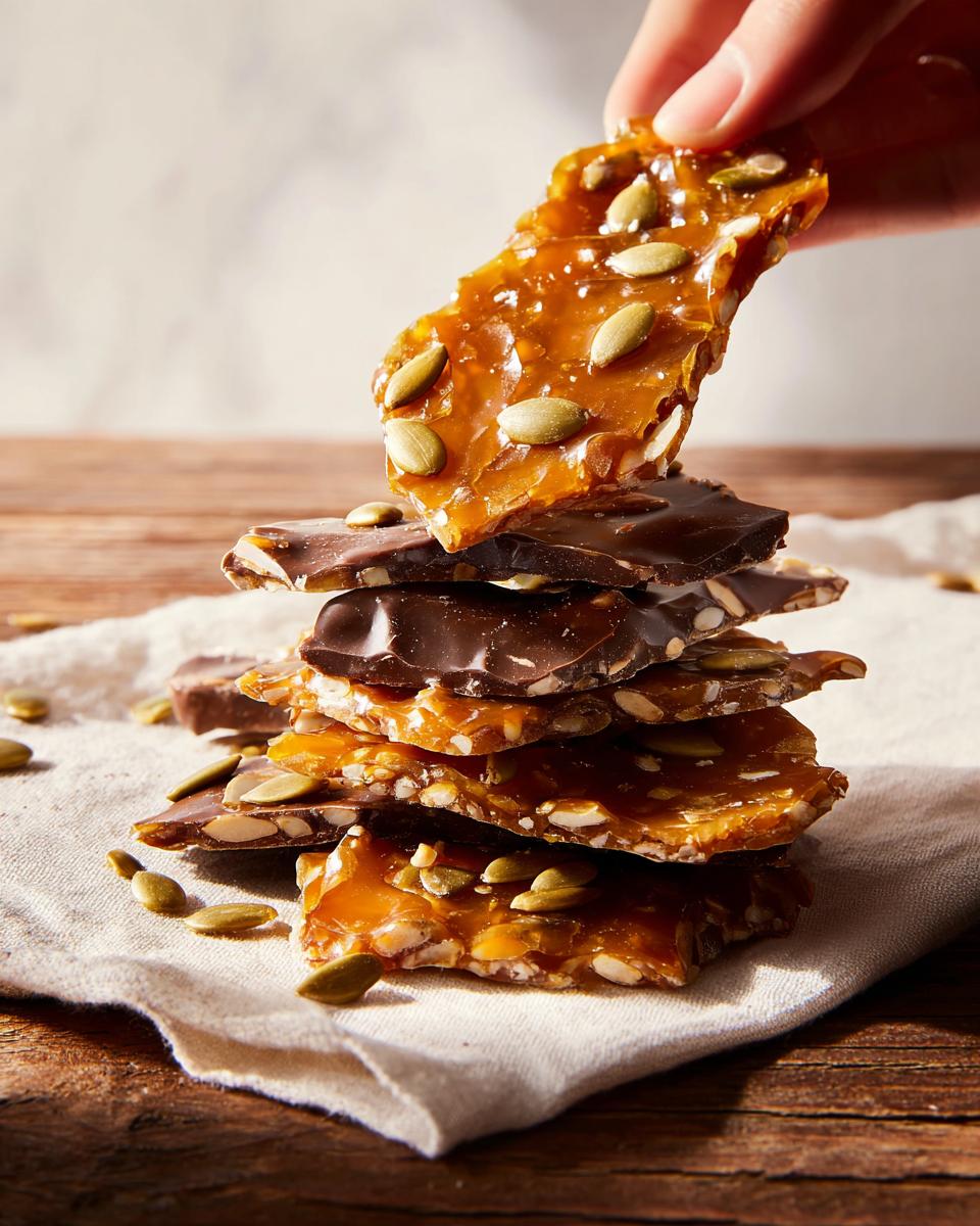 Amazing 5-Ingredient Pumpkin Seed Toffee 3 Pumpkin Seed Toffee - detail 1