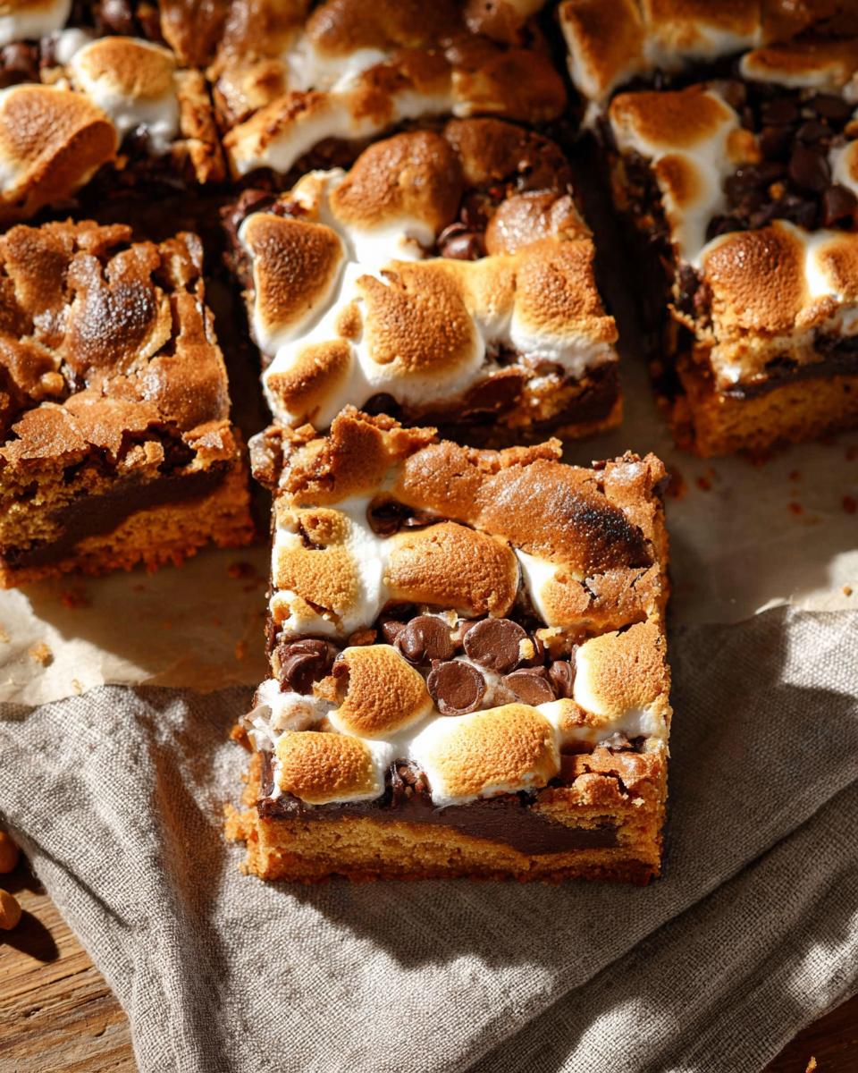 7 Easy Pumpkin S'mores Cookie Bars 3 Pumpkin S'mores Cookie Bars - detail 1